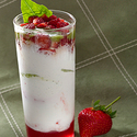 Strawberry Rhubarb Parfloat